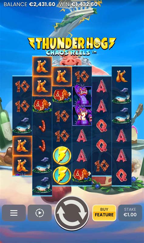 Spin Thunder Hog Chaos Reels online at Rizk Casino.